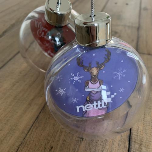 personalised christmas Bauble york